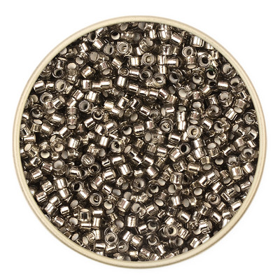 20g dobozzal vagy doboz nélkül 2,2x1,2mm ezüst bélésű üveggyöngyök 10/0 egységes csöves maggyöngyök ékszerkészítéshez barkácsolási kiegészítők