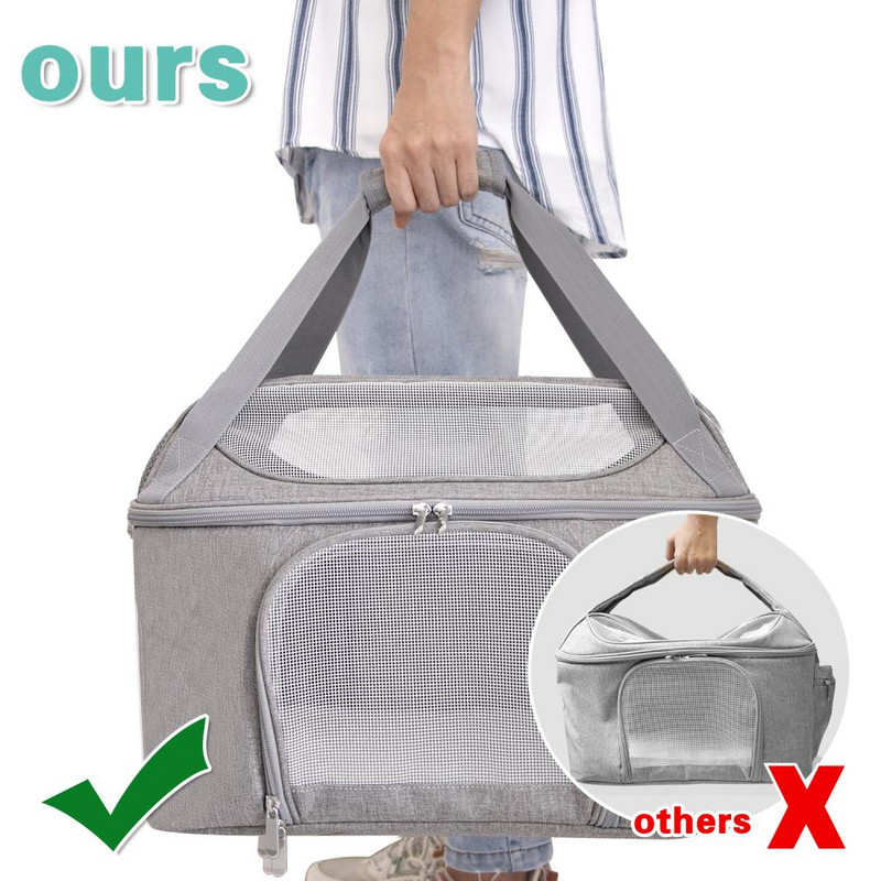 Torba za nošenje mačaka Prozračna torba za mačke Putovanje na otvorenom Prijenosna sklopiva transportna torba za nošenje Nosiljka za kućne ljubimce za mačke Potrepštine za kućne ljubimce