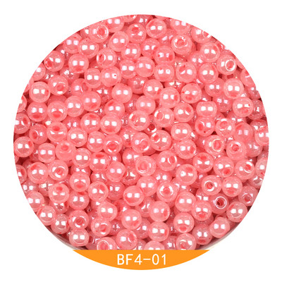 Uniforma 4 mm biserne staklene perle 6/0 okrugle razmaknice za izradu nakita DIY torbice za žene Moje narudžbe Perle za nakit Kralen