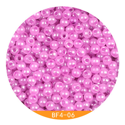 Uniforma 4 mm biserne staklene perle 6/0 okrugle razmaknice za izradu nakita DIY torbice za žene Moje narudžbe Perle za nakit Kralen