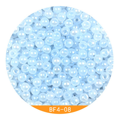 Uniforma 4 mm biserne staklene perle 6/0 okrugle razmaknice za izradu nakita DIY torbice za žene Moje narudžbe Perle za nakit Kralen