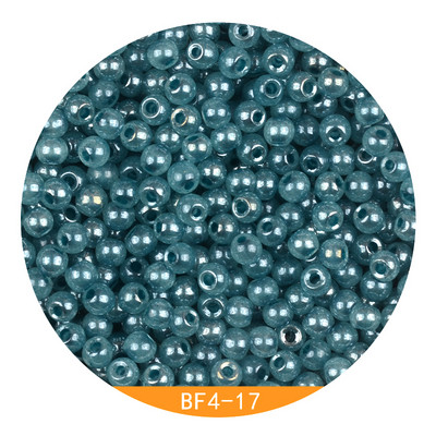 Uniforma 4 mm biserne staklene perle 6/0 okrugle razmaknice za izradu nakita DIY torbice za žene Moje narudžbe Perle za nakit Kralen