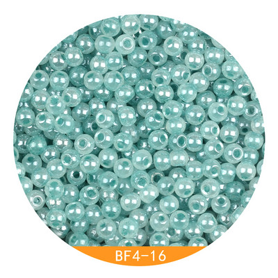 Uniforma 4 mm biserne staklene perle 6/0 okrugle razmaknice za izradu nakita DIY torbice za žene Moje narudžbe Perle za nakit Kralen