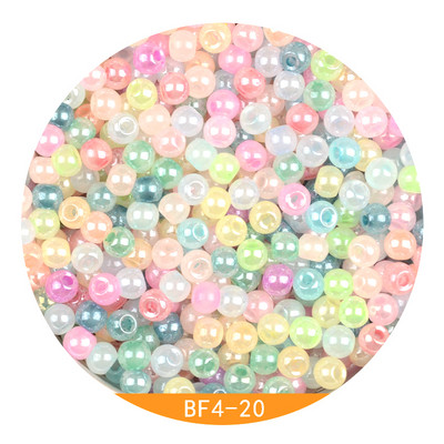 Uniforma 4 mm biserne staklene perle 6/0 okrugle razmaknice za izradu nakita DIY torbice za žene Moje narudžbe Perle za nakit Kralen