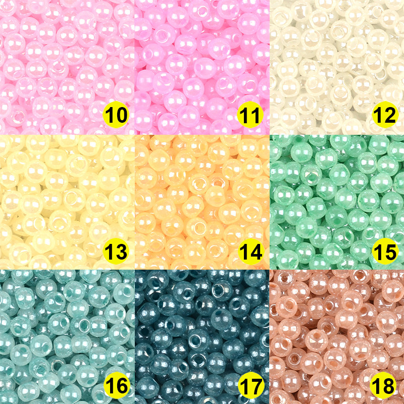 Uniforma 4 mm biserne staklene perle 6/0 okrugle razmaknice za izradu nakita DIY torbice za žene Moje narudžbe Perle za nakit Kralen