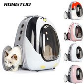 Naprtnjača za mačke za kućne ljubimce Prozračna torba za vanjska putovanja za mačke Kavez za svemirske kapsule Prijenosni paket za mačke Putovanje s dodacima za mačke