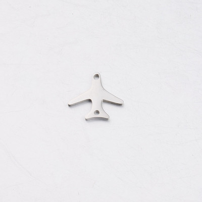 Aiovlo 5 kom/lot Dvostruka rupa od nehrđajućeg čelika Narukvica za spajanje zrakoplova DIY nalazi Komponente Metalne naušnice za izradu nakita