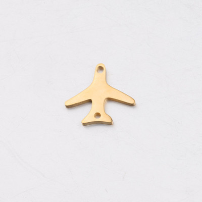 Aiovlo 5 kom/lot Dvostruka rupa od nehrđajućeg čelika Narukvica za spajanje zrakoplova DIY nalazi Komponente Metalne naušnice za izradu nakita