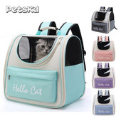 Ruksak za nošenje kućnih ljubimaca Torba za mačke na ramenu Zimska torba za pse otporna na vjetar Prozirna prijenosna ruksak za putovanja na otvorenom za mačke Male pse