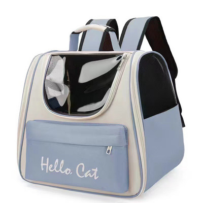 Ruksak za nošenje kućnih ljubimaca Torba za mačke na ramenu Zimska torba za pse otporna na vjetar Prozirna prijenosna ruksak za putovanja na otvorenom za mačke Male pse