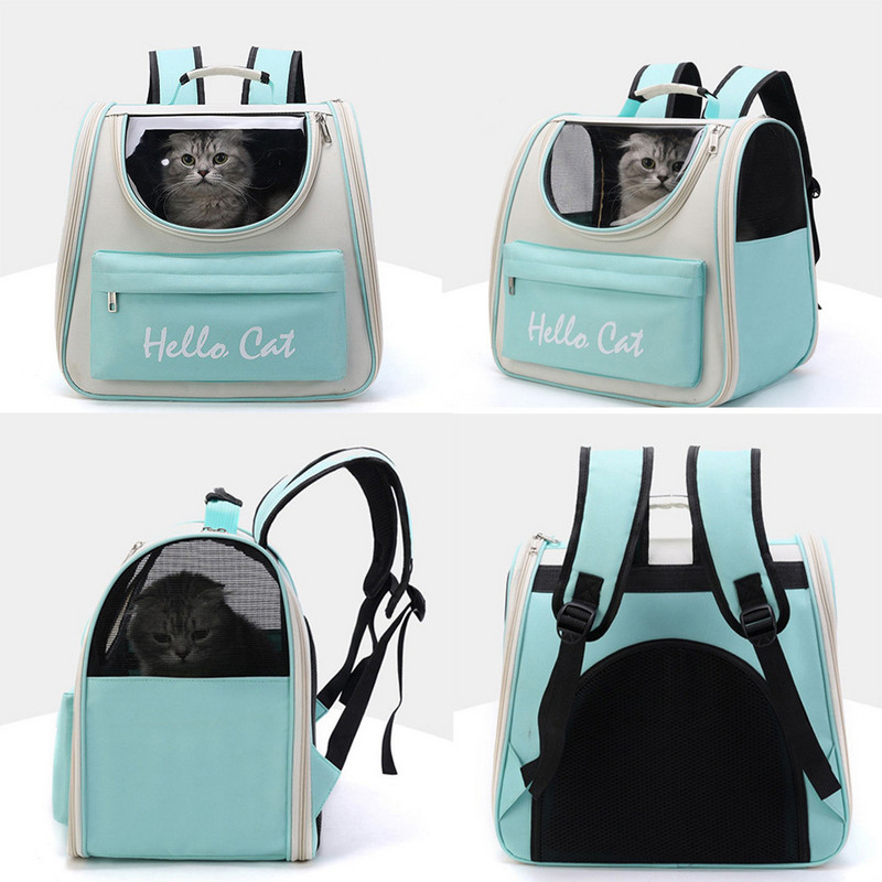 Ruksak za nošenje kućnih ljubimaca Torba za mačke na ramenu Zimska torba za pse otporna na vjetar Prozirna prijenosna ruksak za putovanja na otvorenom za mačke Male pse