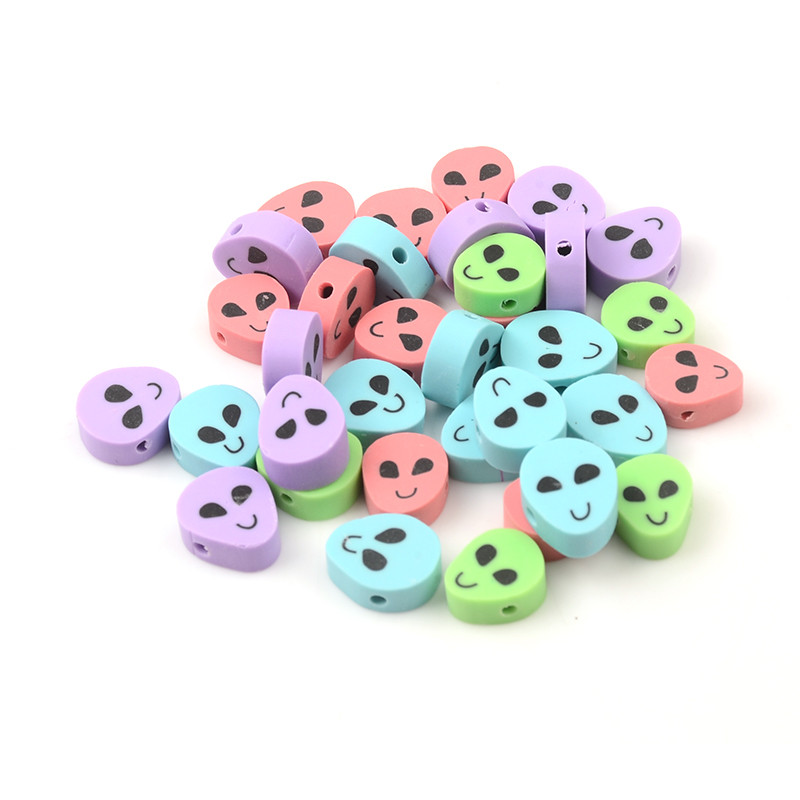 Mješovite vanzemaljske perle od polimerske gline Slatke Caly labave razmaknice za izradu nakita Ogrlice Narukvice Diy dodaci