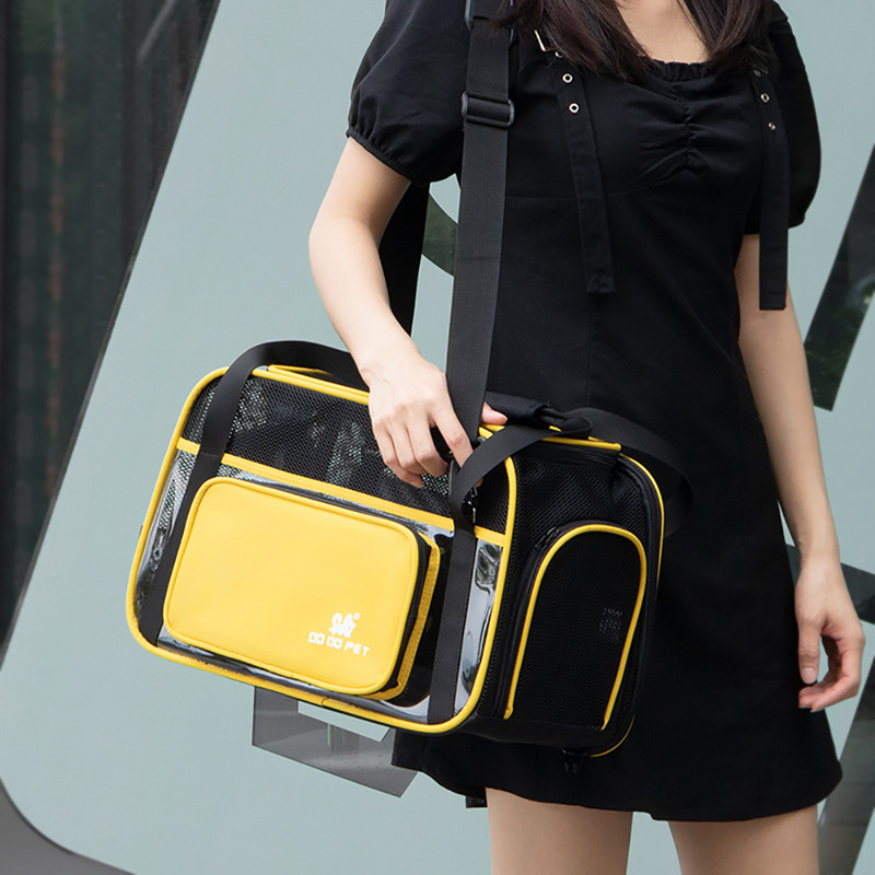 Torba za mačku Putna torba za kućne ljubimce na rame Prozračna mreža Sklopivo štene Mali srednji pas Ručna torba za mačke Tote torbe za zrakoplovne kompanije
