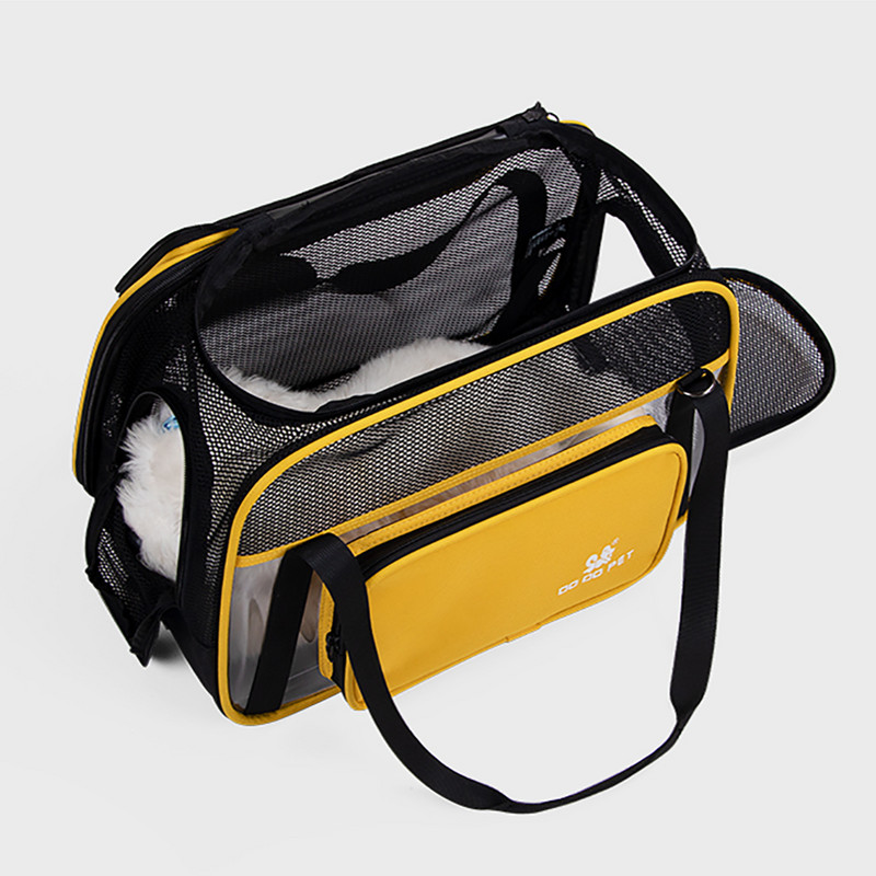 Torba za mačku Putna torba za kućne ljubimce na rame Prozračna mreža Sklopivo štene Mali srednji pas Ručna torba za mačke Tote torbe za zrakoplovne kompanije