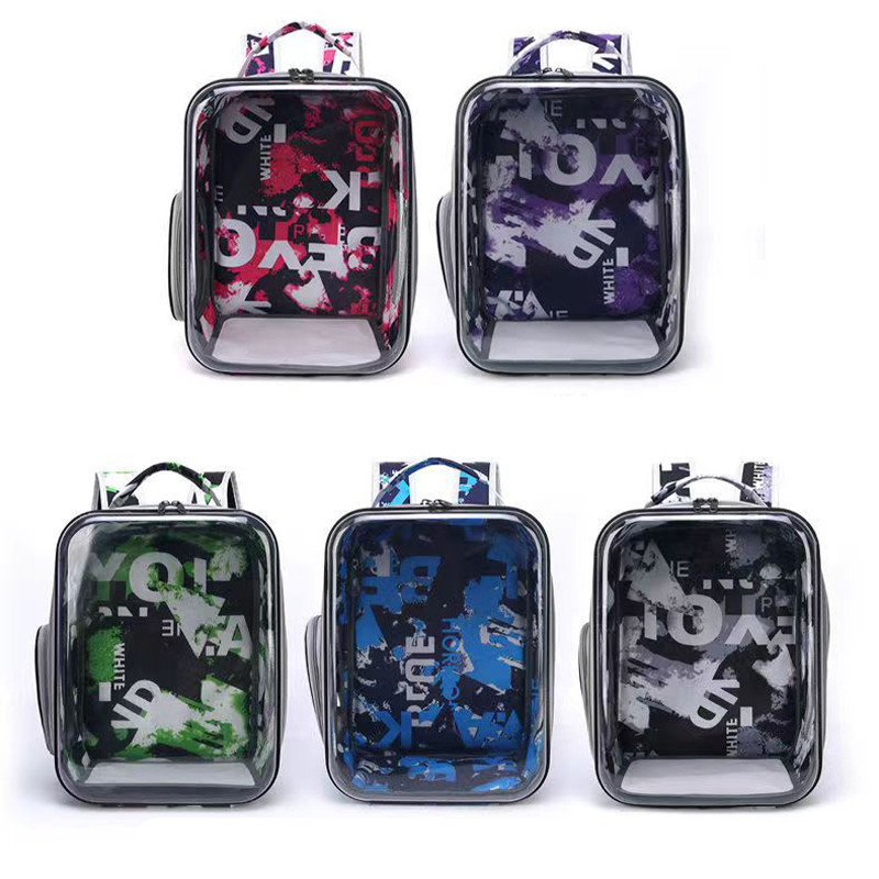 Nosiljka za mačke Vanjske nosilice za kućne ljubimce Prijenosna ruksak Prozirna i prozračna svemirska kapsula Kavez pogodan za male pse mačke