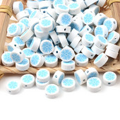 Bijeli snijeg Perle od polimerske gline Rasute perle za izradu nakita Ručno izrađeni DIY dodaci Naušnice Narukvice Potrepštine