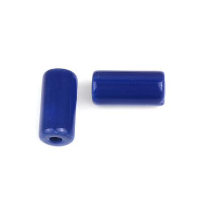 4 mm-es nagy lyukú gyöngyök 12 x 23 mm-es nagy lyukú hengeres üveggyöngyök ékszerkészítéshez kézimunka barkács kiegészítők