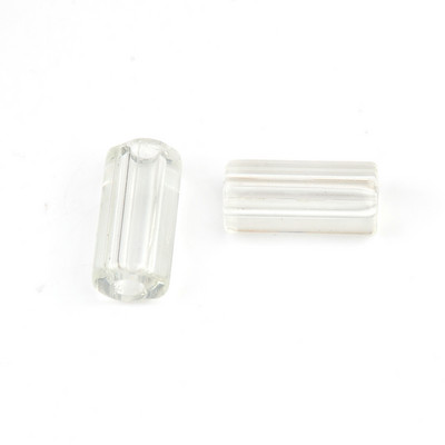 4 mm-es nagy lyukú gyöngyök 12 x 23 mm-es nagy lyukú hengeres üveggyöngyök ékszerkészítéshez kézimunka barkács kiegészítők