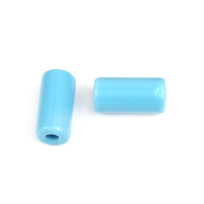 4 mm-es nagy lyukú gyöngyök 12 x 23 mm-es nagy lyukú hengeres üveggyöngyök ékszerkészítéshez kézimunka barkács kiegészítők