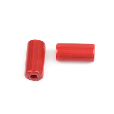 4 mm-es nagy lyukú gyöngyök 12 x 23 mm-es nagy lyukú hengeres üveggyöngyök ékszerkészítéshez kézimunka barkács kiegészítők