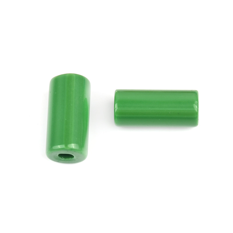 4 mm-es nagy lyukú gyöngyök 12 x 23 mm-es nagy lyukú hengeres üveggyöngyök ékszerkészítéshez kézimunka barkács kiegészítők