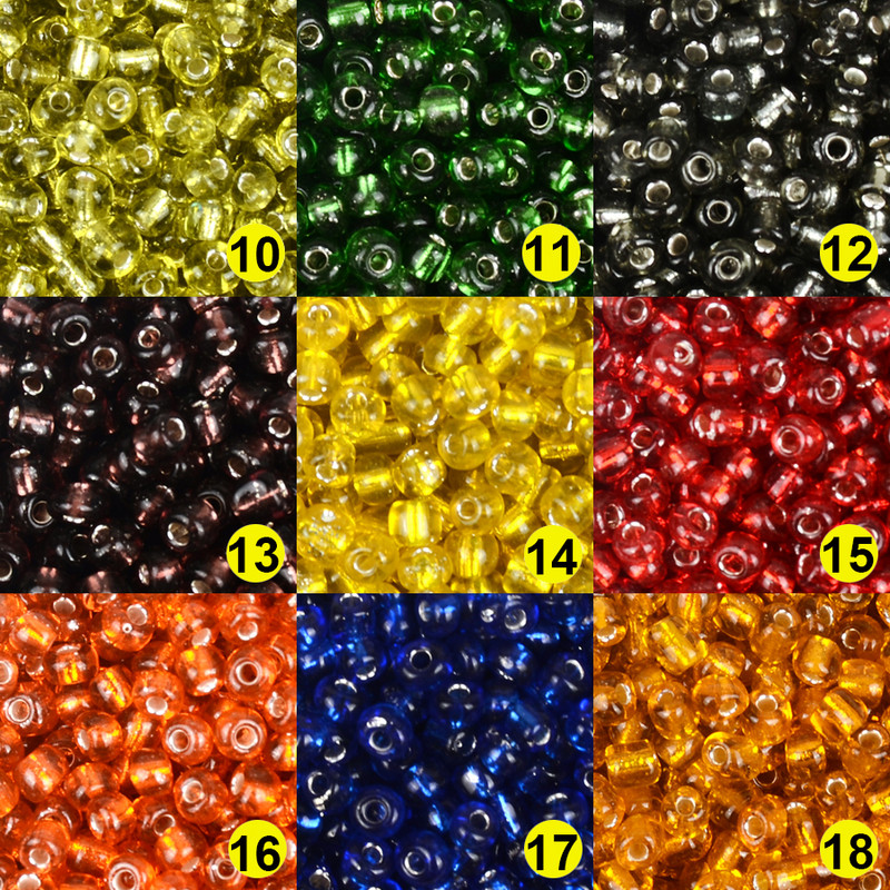 Nagykereskedelmi 4 mm-es gyöngyök/ezüst bélelt/üveggyöngyök cseh/gyöngy- és ékszerkészítés/távtartók/báj/nagy lyuk/ barkácsvarrás