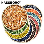 2x6,5 mm staklene perle obložene srebrom i izrada nakita/duge perle s buglama/odstojne perle/veleprodaja/češki/Kralen Diy dodaci nakit