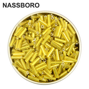 2x6,5 mm staklene perle obložene srebrom i izrada nakita/duge perle s buglama/odstojne perle/veleprodaja/češki/Kralen Diy dodaci nakit