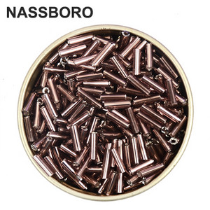 2x6,5 mm staklene perle obložene srebrom i izrada nakita/duge perle s buglama/odstojne perle/veleprodaja/češki/Kralen Diy dodaci nakit