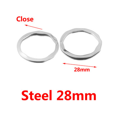 10 kom/lot Zlatni nepravilni privjesci s okruglim otvorom od nehrđajućeg čelika za DIY spojne naušnice Bohemia pribor za izradu nakita