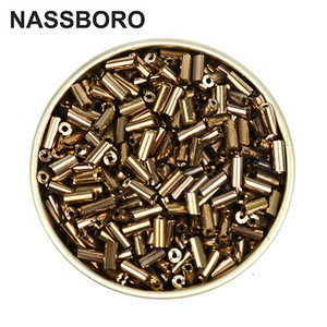 Približno 1000 komada 2x4,5 mm staklene perle za sjeme češke/perle i izrada nakita/srebrne kuglice duge diy dodaci za nakit