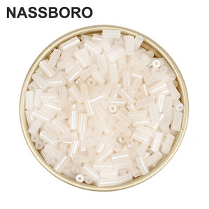 Približno 1000 komada 2x4,5 mm staklene perle za sjeme češke/perle i izrada nakita/srebrne kuglice duge diy dodaci za nakit