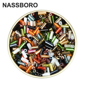 Približno 1000 komada 2x4,5 mm staklene perle za sjeme češke/perle i izrada nakita/srebrne kuglice duge diy dodaci za nakit