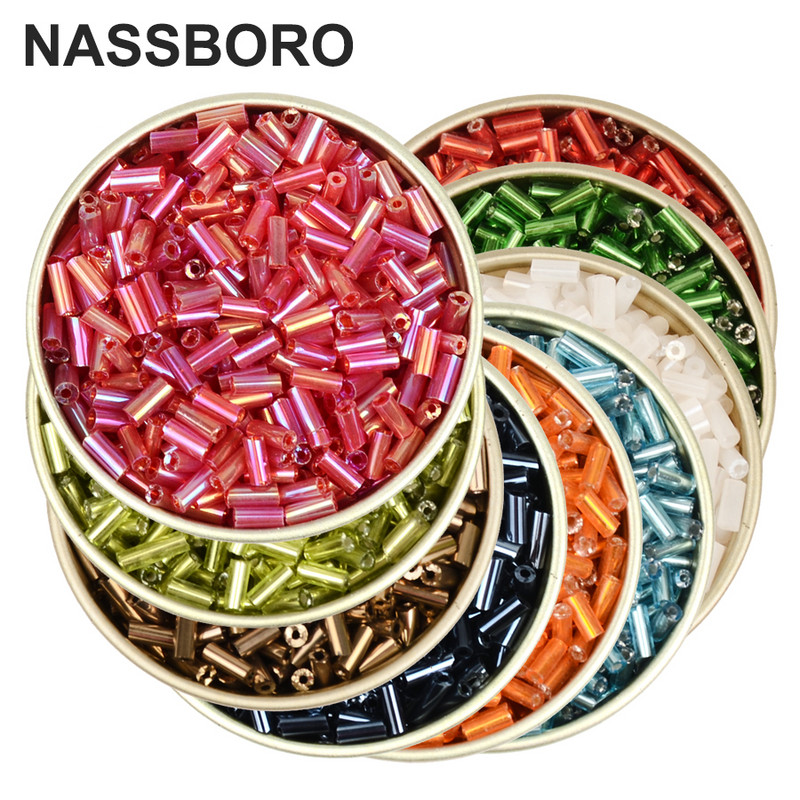 Približno 1000 komada 2x4,5 mm staklene perle za sjeme češke/perle i izrada nakita/srebrne kuglice duge diy dodaci za nakit