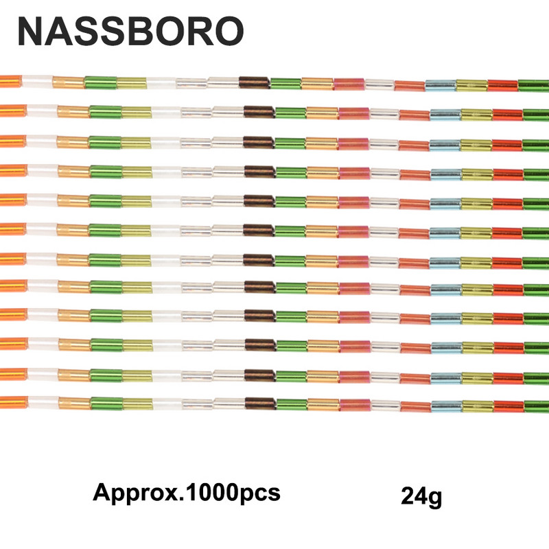 Približno 1000 komada 2x4,5 mm staklene perle za sjeme češke/perle i izrada nakita/srebrne kuglice duge diy dodaci za nakit