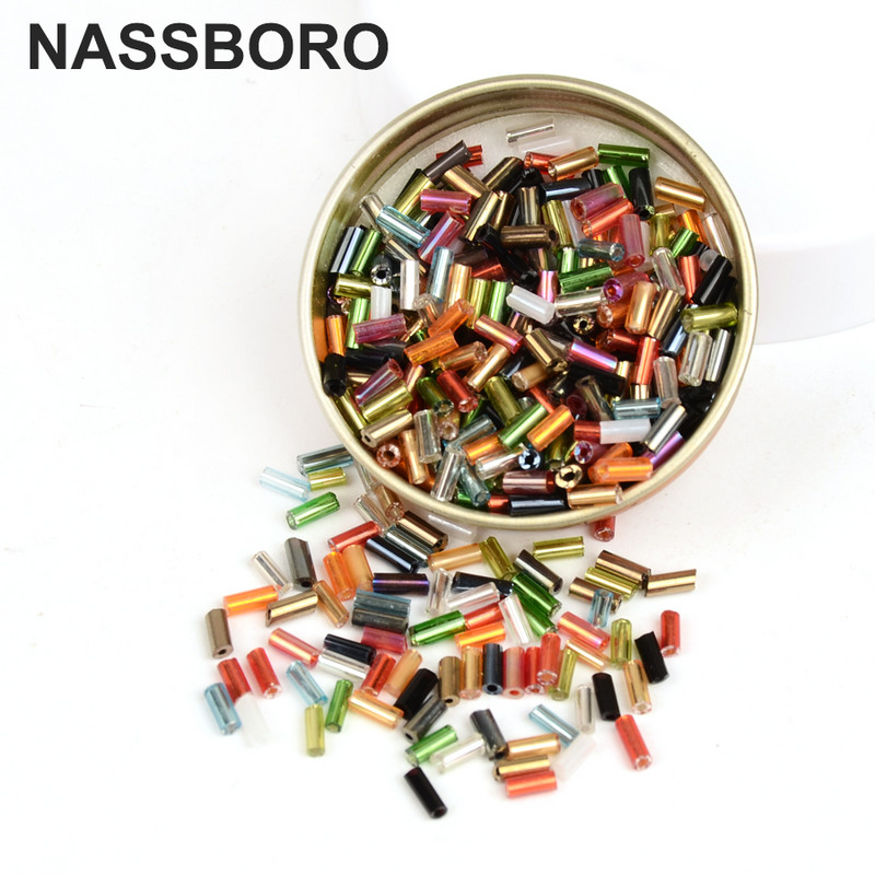 Približno 1000 komada 2x4,5 mm staklene perle za sjeme češke/perle i izrada nakita/srebrne kuglice duge diy dodaci za nakit