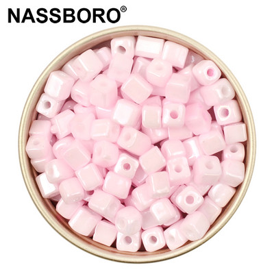 Otprilike 4 mm kockaste perle sladoledne boje privjesci labave četvrtaste češke staklene perle za izradu nakita diy narukvica ogrlica dodaci