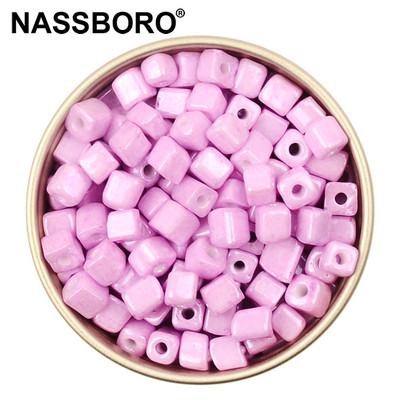 Otprilike 4 mm kockaste perle sladoledne boje privjesci labave četvrtaste češke staklene perle za izradu nakita diy narukvica ogrlica dodaci