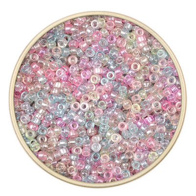 Novo u 2,2x1,2 mm prozirne staklene perle u cijevi 10/0 Uniformne perle za izradu nakita Ručno izrađeni DIY dodaci Kralen