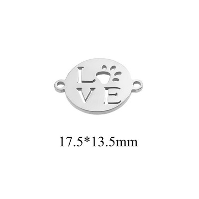 5 kom/lot Pahuljica od nehrđajućeg čelika Mjesečev konektor šarm privjesak za DIY narukvicu Naušnica za gležanj Pribor za izradu nakita