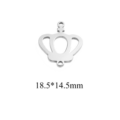 5 kom/lot Pahuljica od nehrđajućeg čelika Mjesečev konektor šarm privjesak za DIY narukvicu Naušnica za gležanj Pribor za izradu nakita