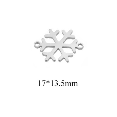 5 kom/lot Pahuljica od nehrđajućeg čelika Mjesečev konektor šarm privjesak za DIY narukvicu Naušnica za gležanj Pribor za izradu nakita