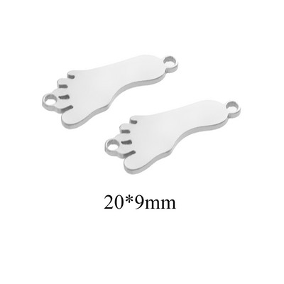 5 kom/lot Pahuljica od nehrđajućeg čelika Mjesečev konektor šarm privjesak za DIY narukvicu Naušnica za gležanj Pribor za izradu nakita