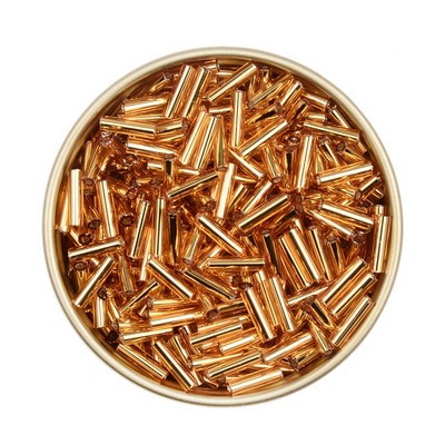 Kb.500db 2x6mm-es csőhüvely cseh üveggyöngyök laza távtartó Hosszú maggyöngyök ékszerkészítéshez barkács ékszerkiegészítők