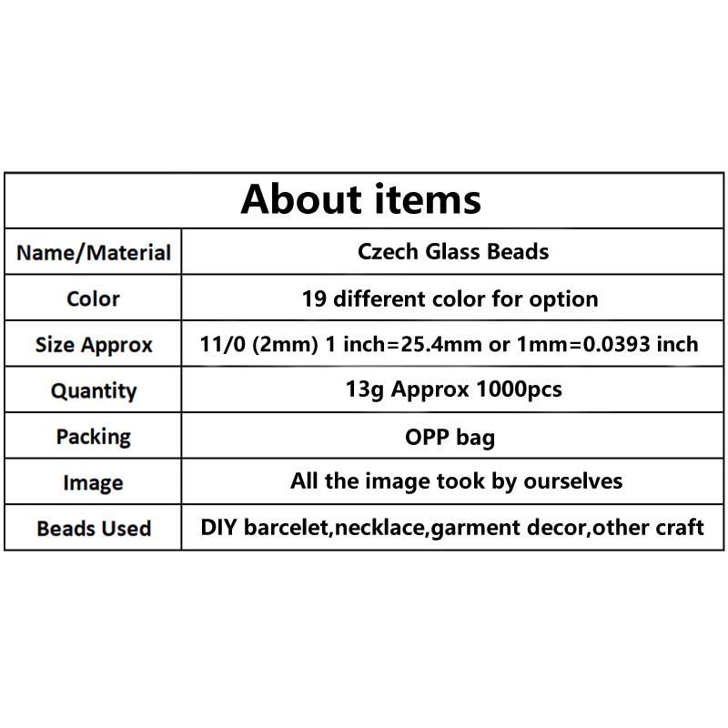 2MM Lubenica SeedBeads Češke staklene perle Charms Spacer Beads Narukvica Ogrlica Naušnice Izrada nakita DIY Ručni rad Kralen