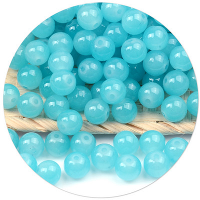 6 mm 8 mm staklene perle okruglog oblika Okrugle labave razmaknice perle za izradu nakita DIY privjesci Narukvica Ogrlica Dodaci