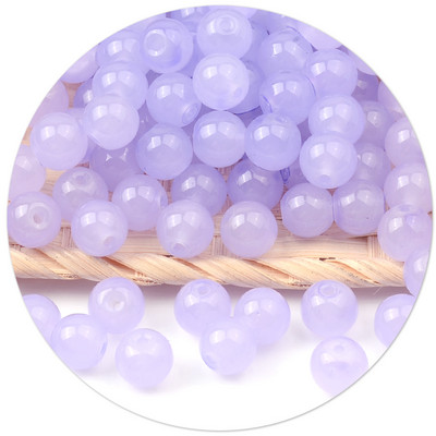 6 mm 8 mm staklene perle okruglog oblika Okrugle labave razmaknice perle za izradu nakita DIY privjesci Narukvica Ogrlica Dodaci