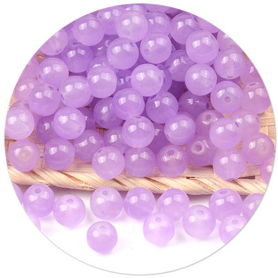 6 mm 8 mm staklene perle okruglog oblika Okrugle labave razmaknice perle za izradu nakita DIY privjesci Narukvica Ogrlica Dodaci