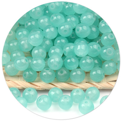 6 mm 8 mm staklene perle okruglog oblika Okrugle labave razmaknice perle za izradu nakita DIY privjesci Narukvica Ogrlica Dodaci