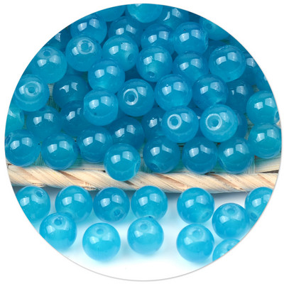 6 mm 8 mm staklene perle okruglog oblika Okrugle labave razmaknice perle za izradu nakita DIY privjesci Narukvica Ogrlica Dodaci